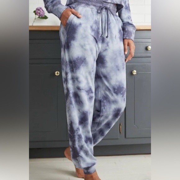fox rose Pants - Fox Rose Tie-Dye Joggers